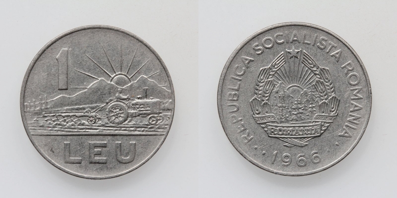 Rumänien 1 Leu 1966
