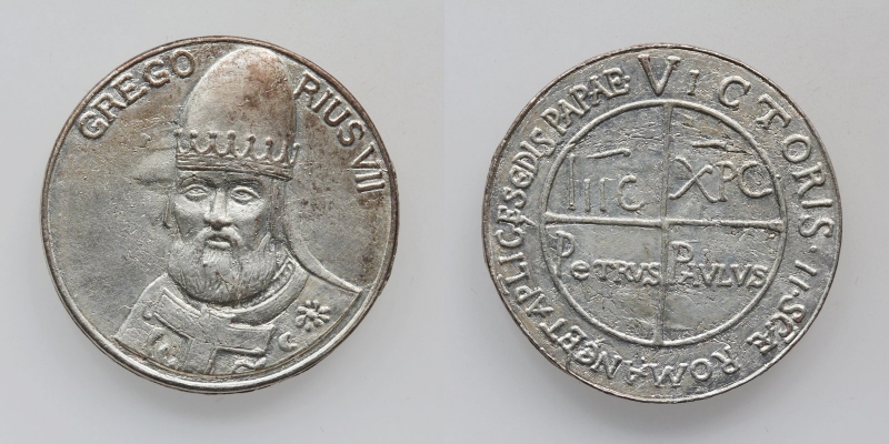 Medaille auf Papst Gregor VII. o.J. Silber Neuprägung