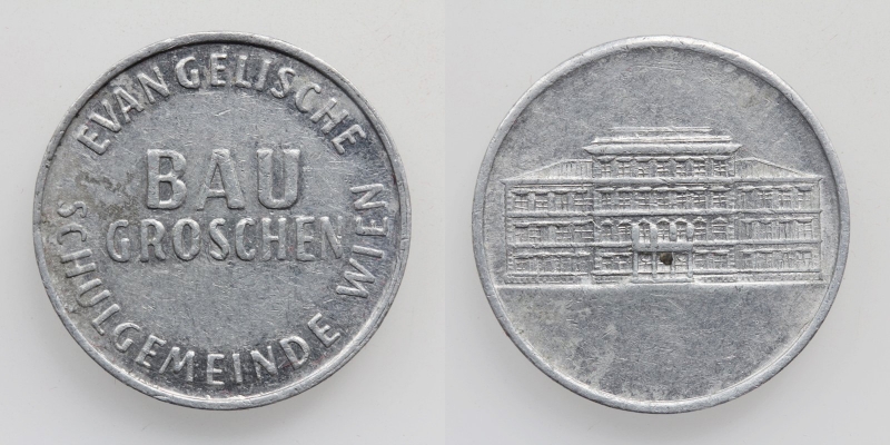 Wien Evangelische Schulgemeinde Bau Groschen o.J. (1951)