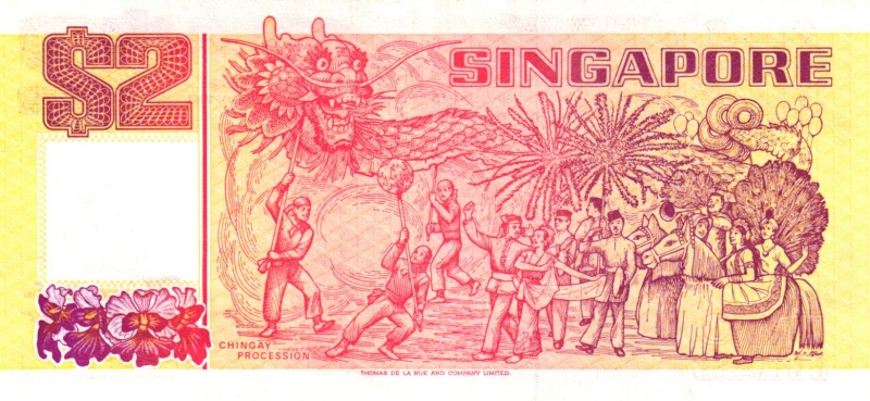 Singapur 2 Dollar o.D. (1990)