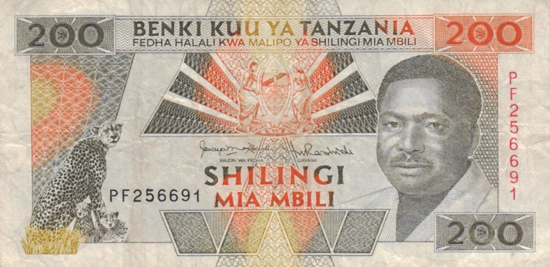 Tanzania 200 Shilingi o.D. (1993)