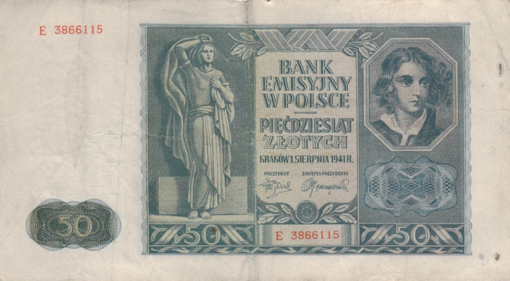 Polen 50 Zloty 1941