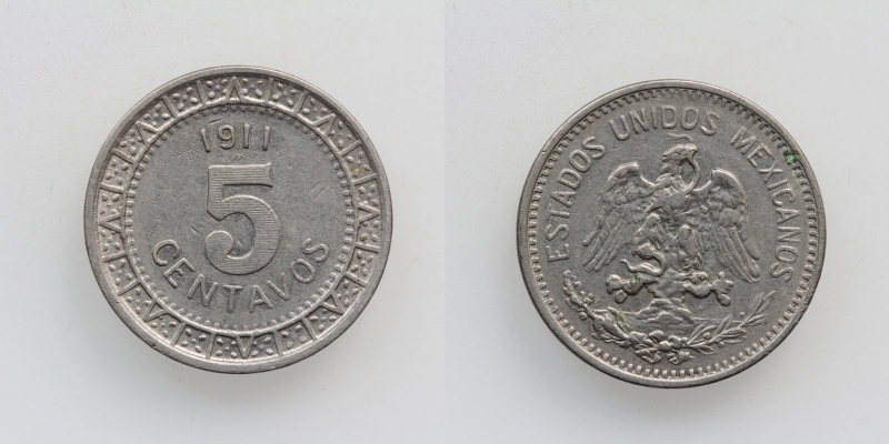 Mexiko 5 Centavos 1911