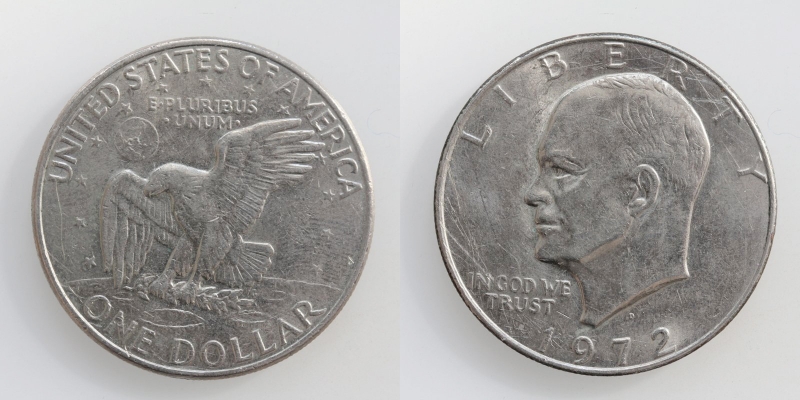 USA One Dollar 1972 D Denver