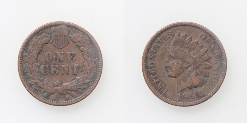 USA One Cent 1900