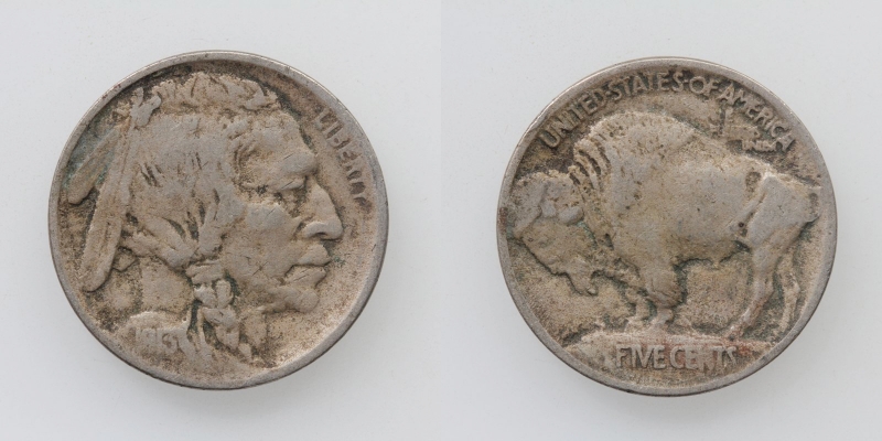 USA 5 Cents 1913 Buffalo