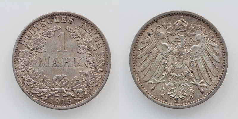 Deutsches Reich 1 Mark 1915 A