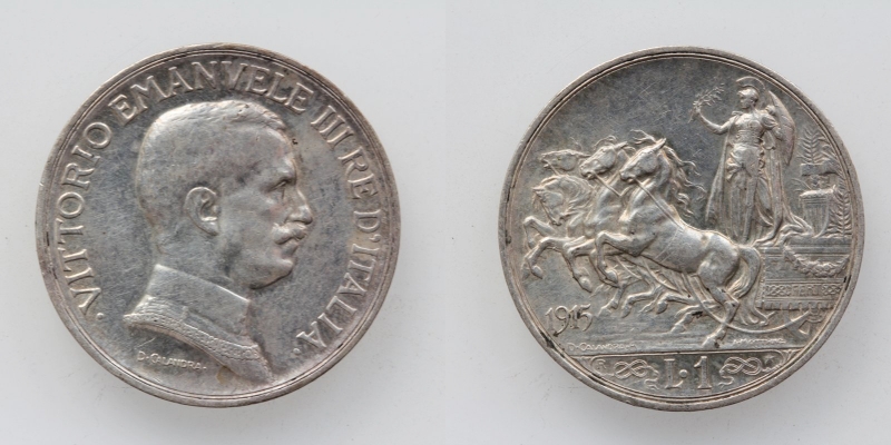 Italien Vittorio Emanuele III. 1 Lira 1915