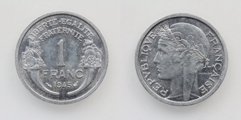 Frankreich 1 Franc 1945