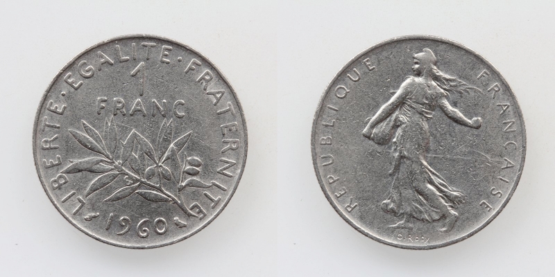 Frankreich 1 Franc 1960