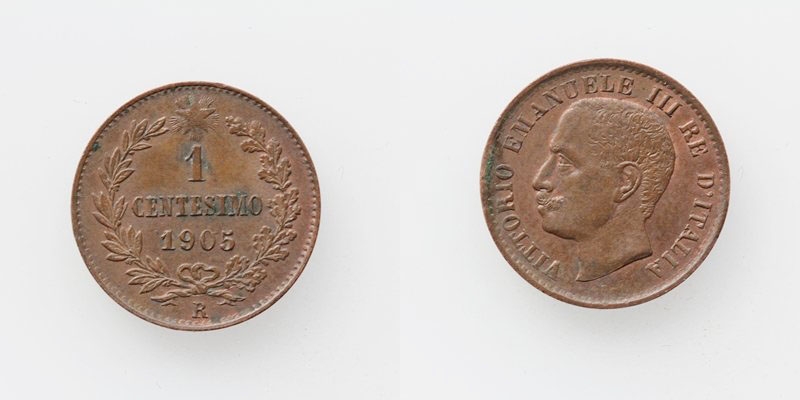 Italien Vittorio Emanuele III. 1 Centesimo 1905 R