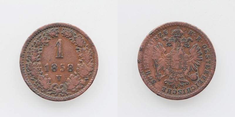 Österreich/Ungarn Franz Joseph I. 1 Kreuzer 1858 V Venedig