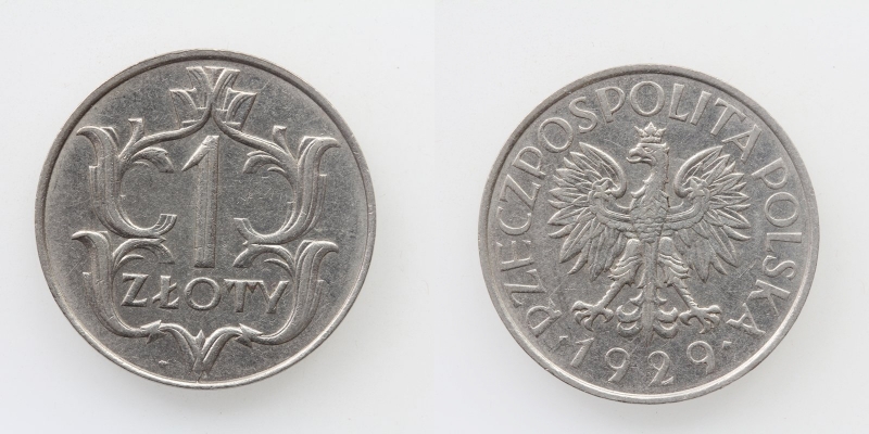 Polen 1 Zloty 1929