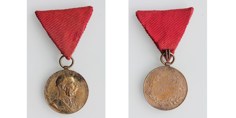Franz Joseph I. AE-Medaille 1898 Signum Memoriae
