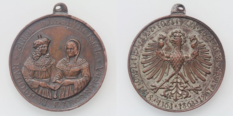 Tirol AE-Medaille 1863 500 Jahrfeier Tirol bei Habsburg