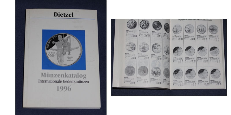 Dietzel Münzkatalog Internationale Gedenkmünzen 1996