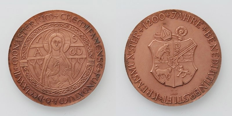 AE-Medaille 1200 Jahre Kremsmünster 1977