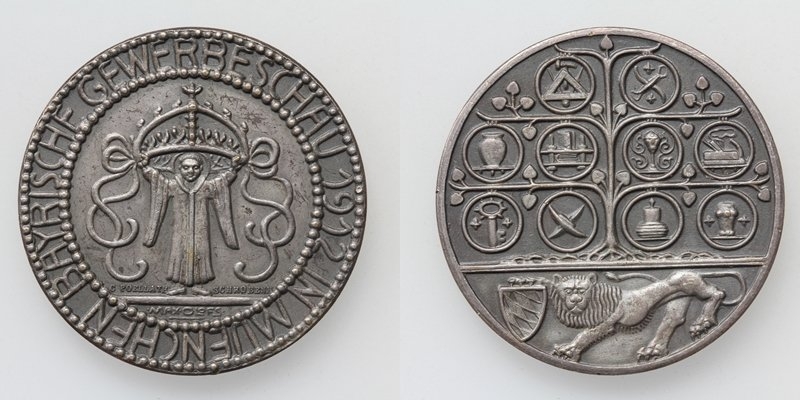 Bayern München Medaille Gewerbeschau 1912