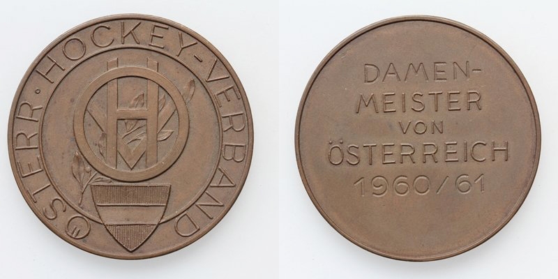 AE-Medaille Hockey Damen-Meister Österreich 1960/61