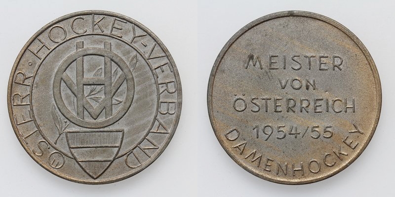 AE-Medaille Hockey Damen-Meister Österreich 1954/55