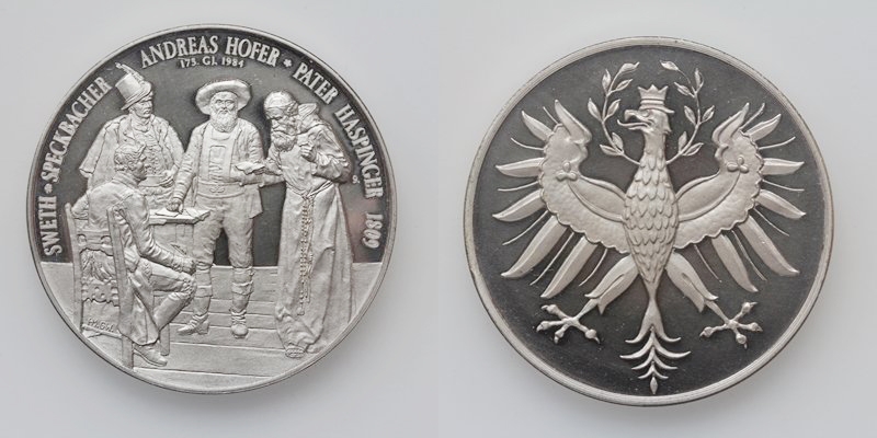 Tirol AE-Medaille Andreas Hofer 1984 175 Jahre PP