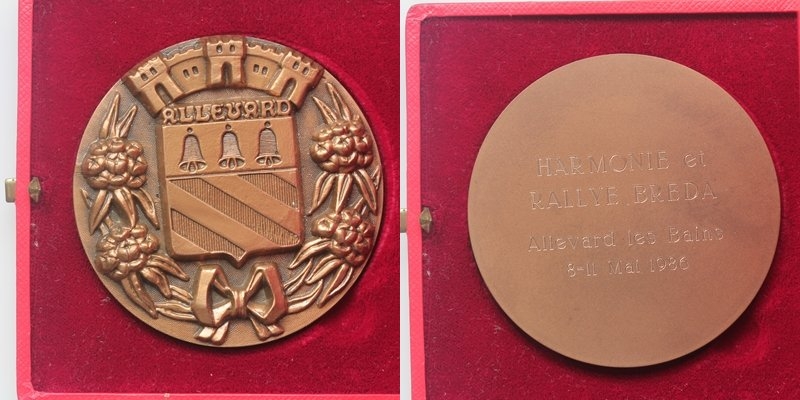 Frankreich AE-Medaille Allevard les Bains 1986