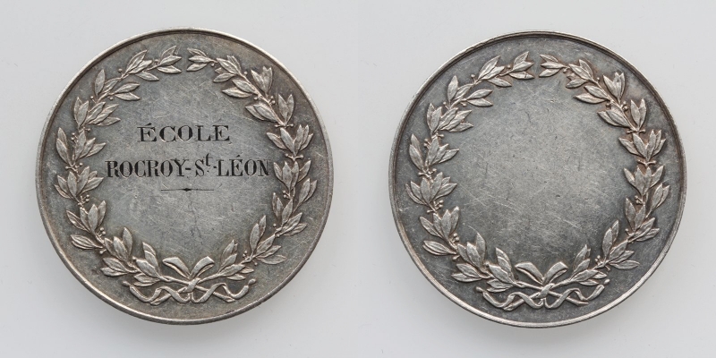 Frankreich AG-Medaille o.J. Ecole Rocroy Saint-Léon