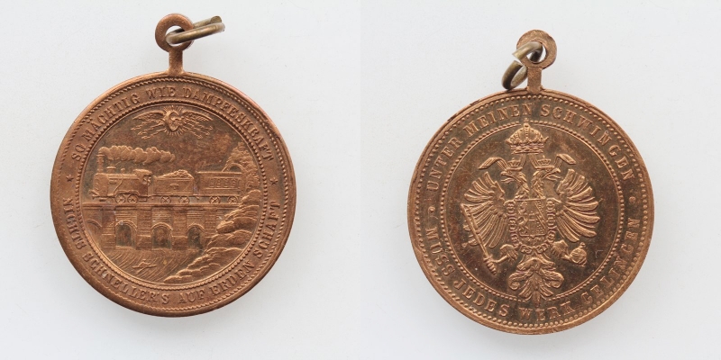 AE-Medaille Franz Joseph I. 1848-1916 Wiener Staatsbahn o.J.