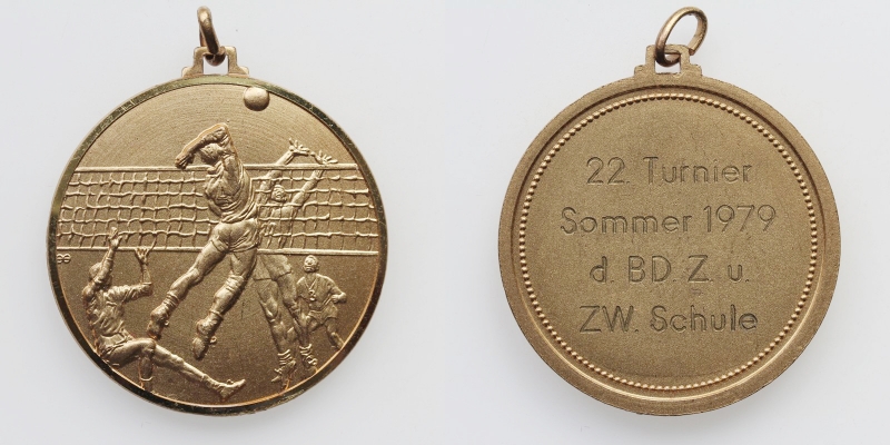 Medaille 22. Turnier Sommer 1979 d. BD. Z. u. ZW. Schule