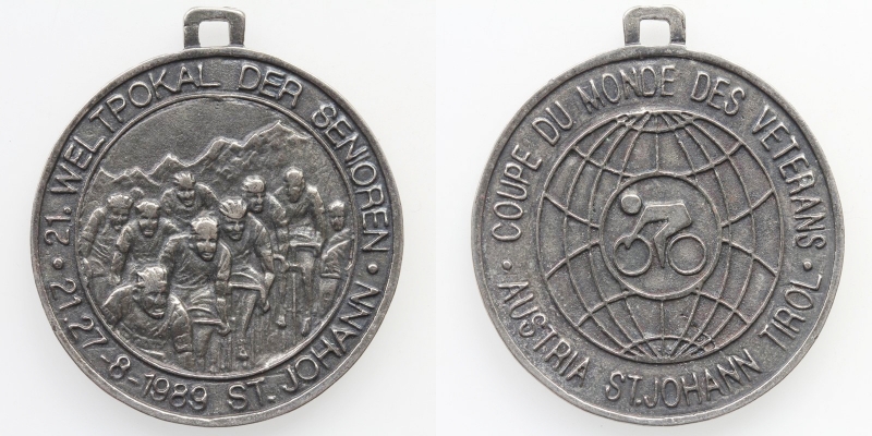 Tirol Medaille Weltpokal der Senioren 1989 St. Johann