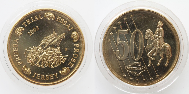 Jersey Euro PROBE-SPECIMEN 50 Cent 2003 PP