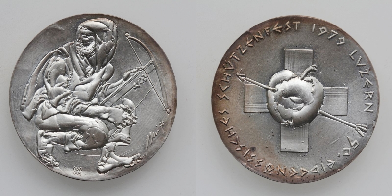 Schweiz Silbermedaille 1979 Luzern