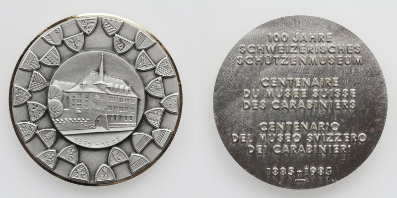AE-Medaille 100 Jahre Schweizerisches Museum 1885-1985