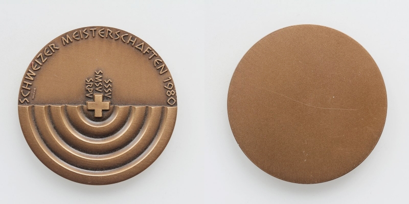 AE-Medaille Schweizer Meisterschaften 1980