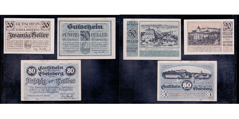 OÖ Gutschein Gemeinde Ebelsberg 1920