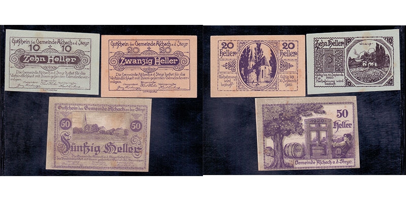 OÖ Notgeld Gemeinde Aschach a/d Steyr 1920