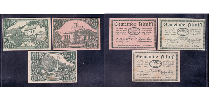 OÖ Notgeld Altaist 1920 1. Auflage