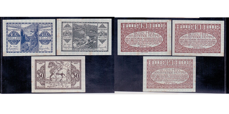 Salzburg Notgeld Gemeinde Hüttau 1920