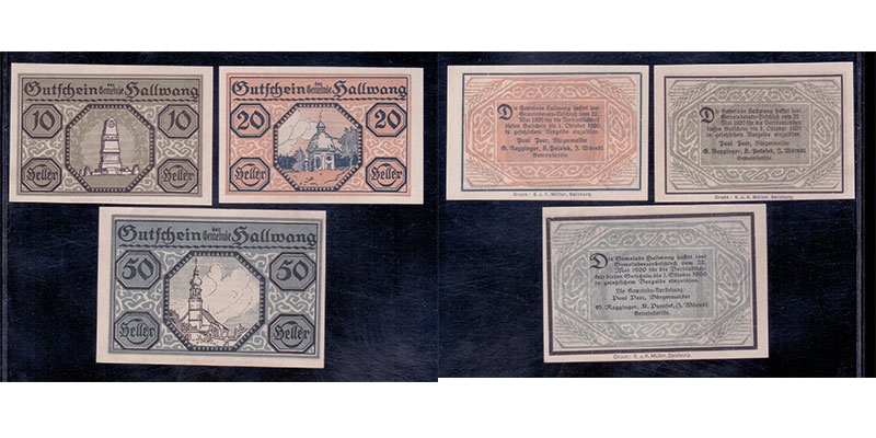 Salzburg Notgeld Hallwang 1920