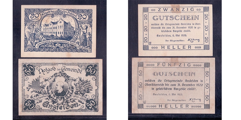 OÖ Notgeld Ansfelden 1920