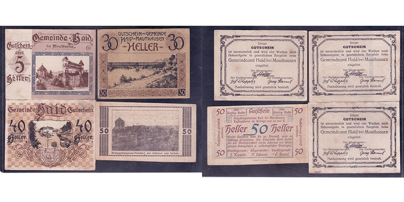 OÖ Notgeld Haid bei Mauthausen 1920