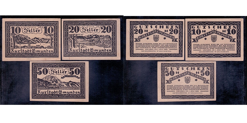 OÖ Notgeld Kurstadt Gmunden 1920