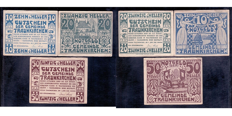 OÖ Notgeld Gemeinde Traunkirchen 1920