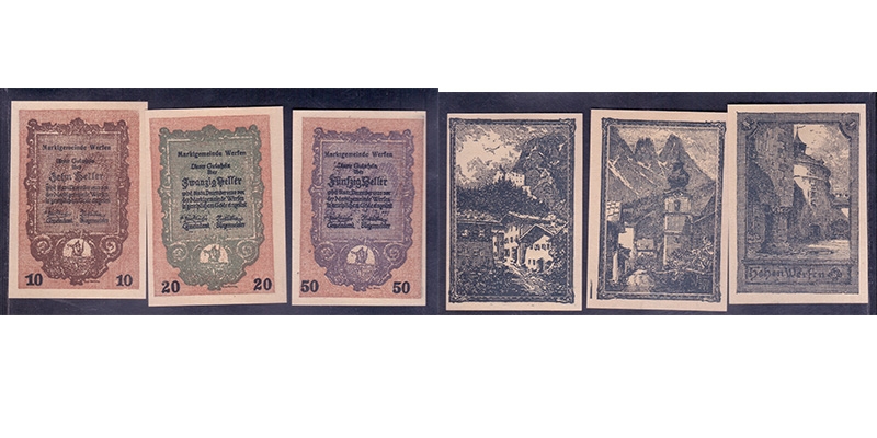 Salzburg Notgeld Marktgemeinde Werfen 1920