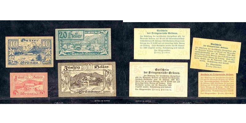 OÖ Notgeld Grünau 1920