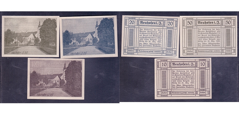 OÖ Notgeld Neuhofen im Innkreis 1920