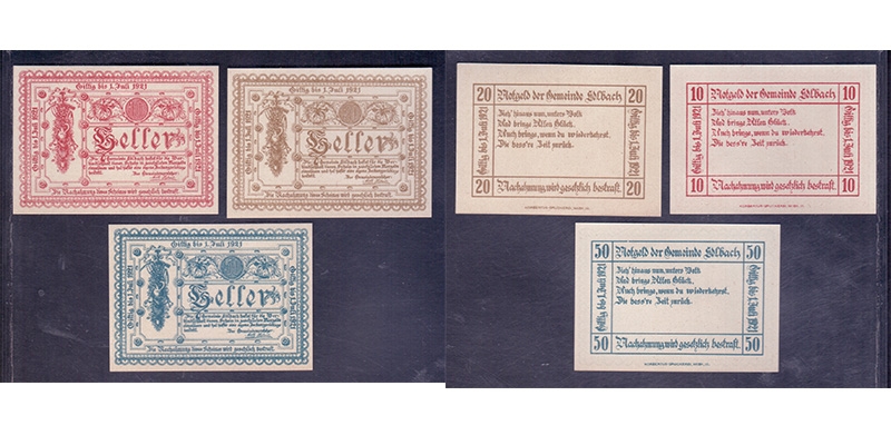 OÖ Notgeld Gemeinde Edlbach 1920