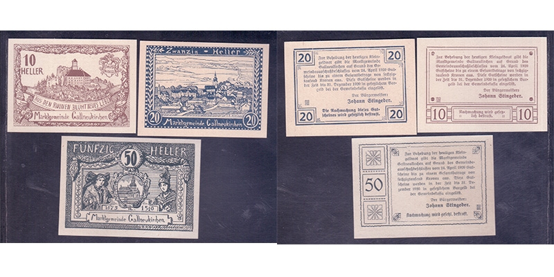 OÖ Notgeld Marktgemeinde Gallneukirchen 1920