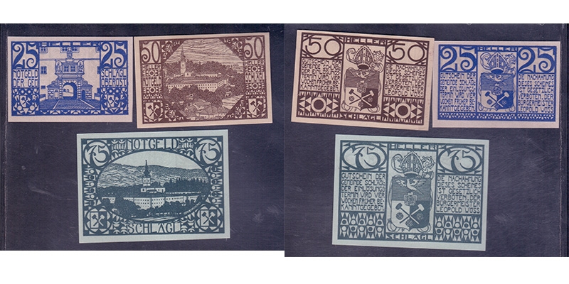 OÖ Notgeld Gemeinde Schlägel 1920