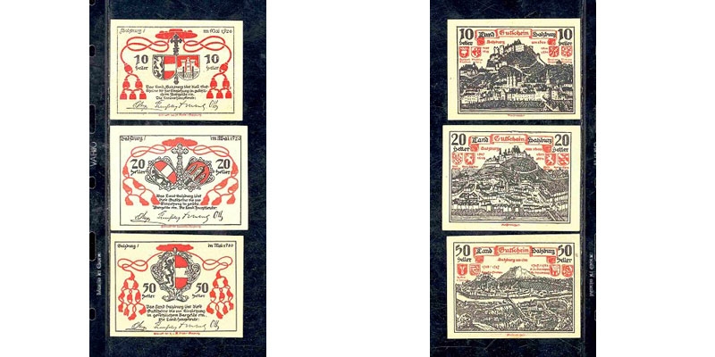 Salzburg Notgeld Land Salzburg 1920